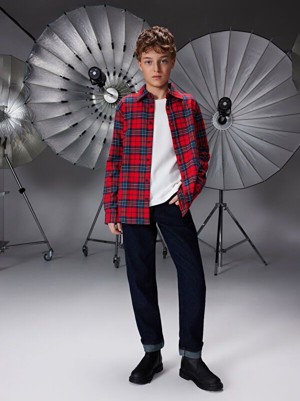 Moudda LC Waikiki - Chemise tissée à manches longues pour Garçons - Tunisie 3