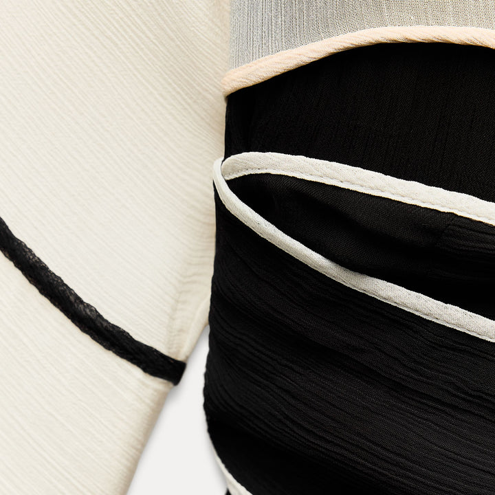 Moudda ZARA - Robe patchwork couleurs bambou - Wardrobe - Tunisie 4