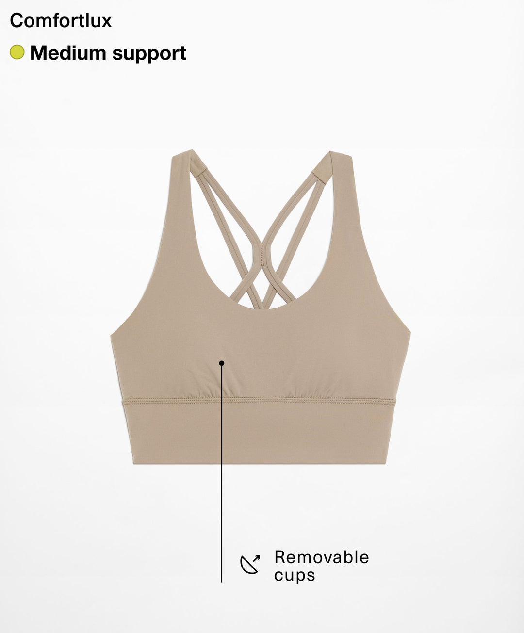 Moudda Oysho - Soutien-Gorge Comfortlux Mousse Extra Bretelles - Tunisie 3