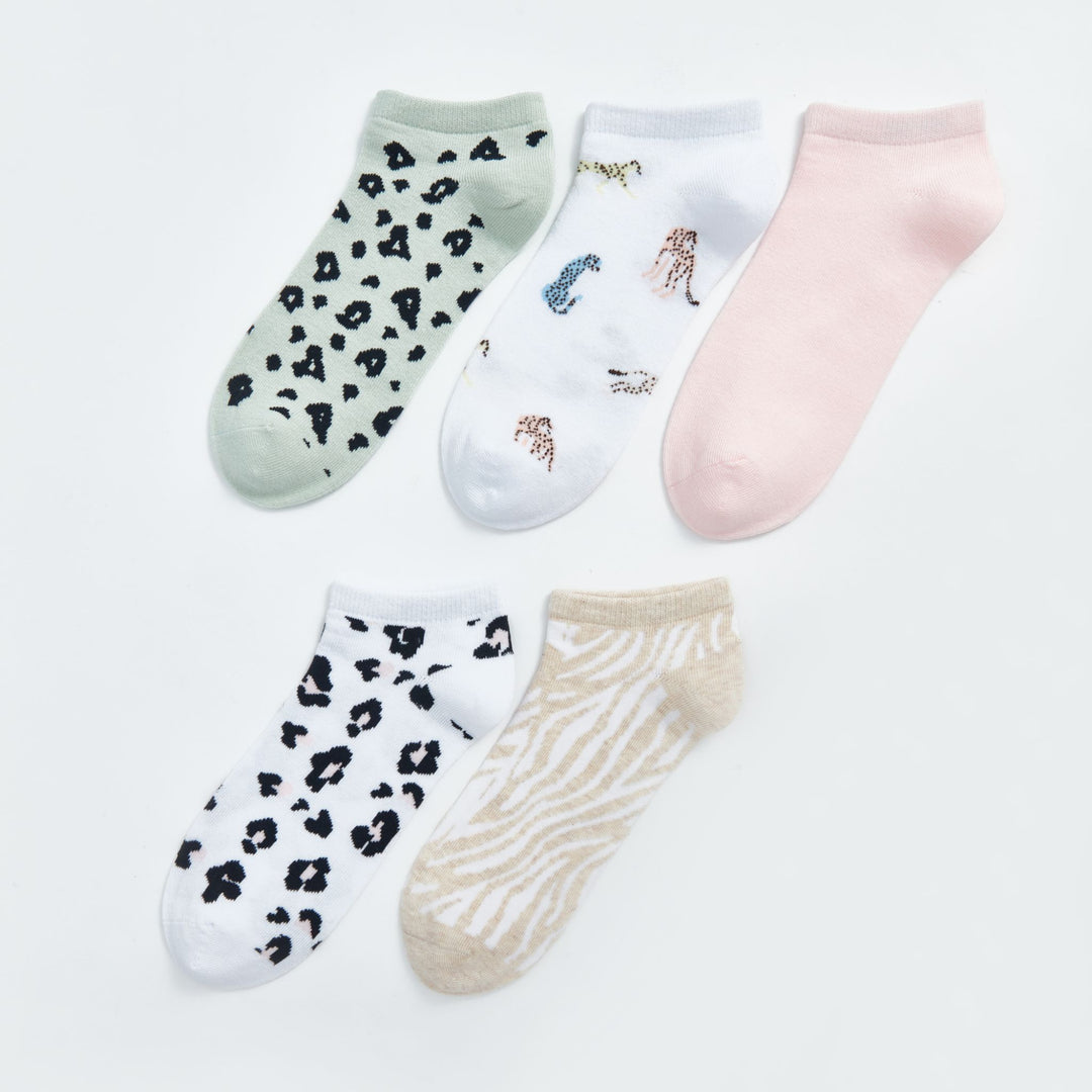 Moudda LC Waikiki - Chaussettes pour sneakers Femme Bleu aqua pâle - Tunisie 1