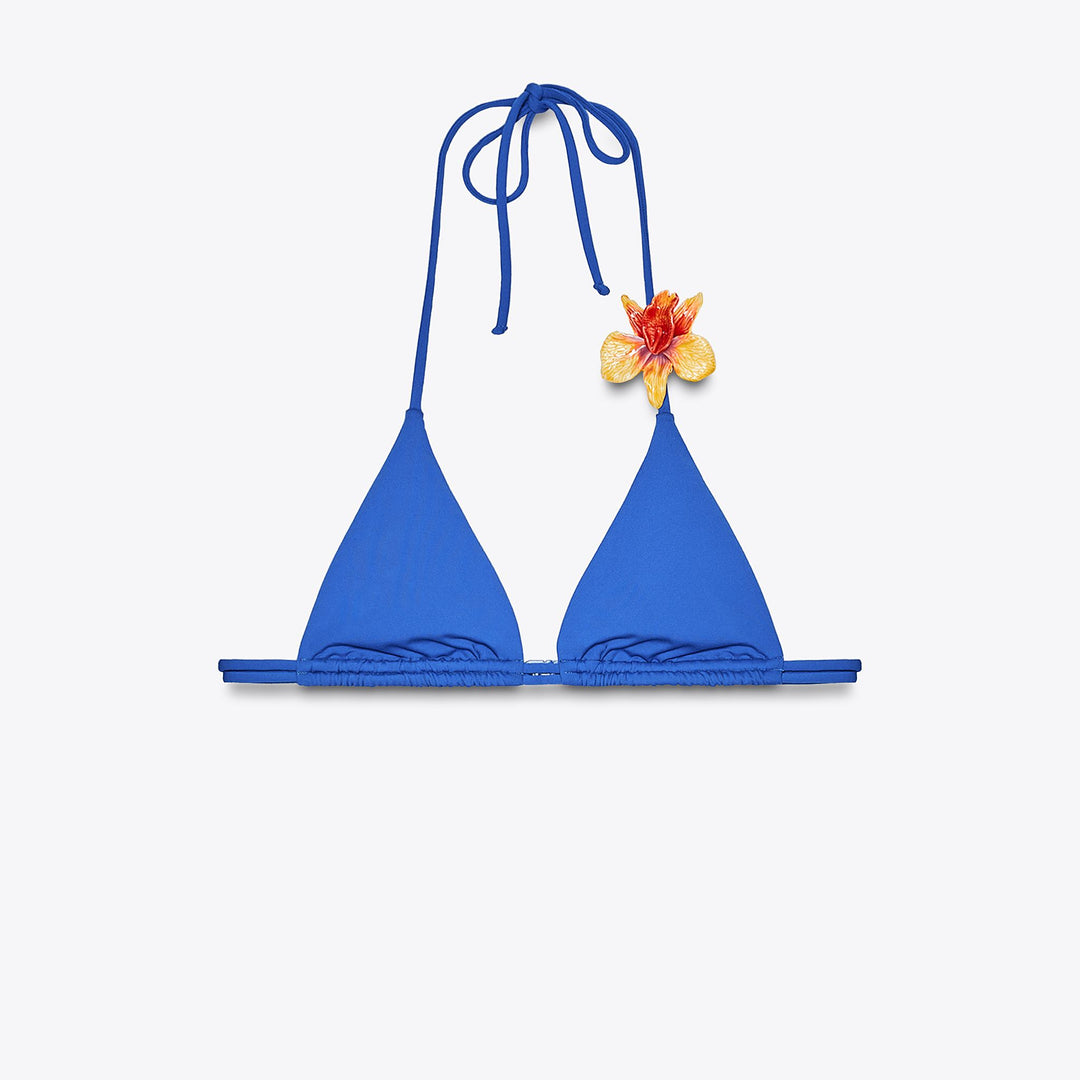 Moudda ZARA - Haut Bikini Mini Triangle - Fleur Hibiscus - Tunisie 1