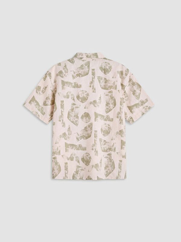 Moudda LC Waikiki - Chemise manches courtes en tissu pour Garçon couleur Vert kaki imprimé - Tunisie 2