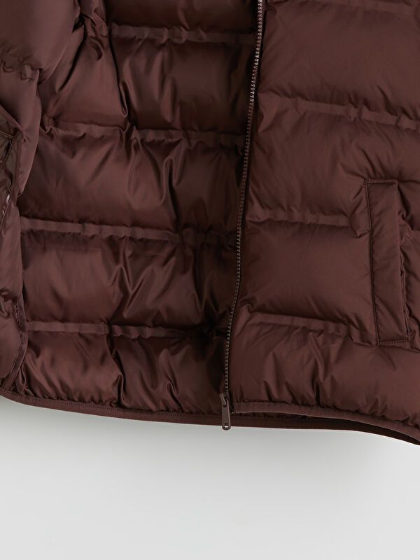 Moudda LC Waikiki - Manteau matelassé en nylon Garçon Brun - Tunisie 3