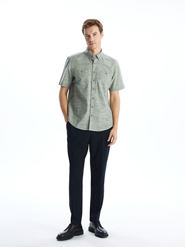 Moudda LC Waikiki - Chemise manches courtes en tissu pour Homme - Tunisie 2