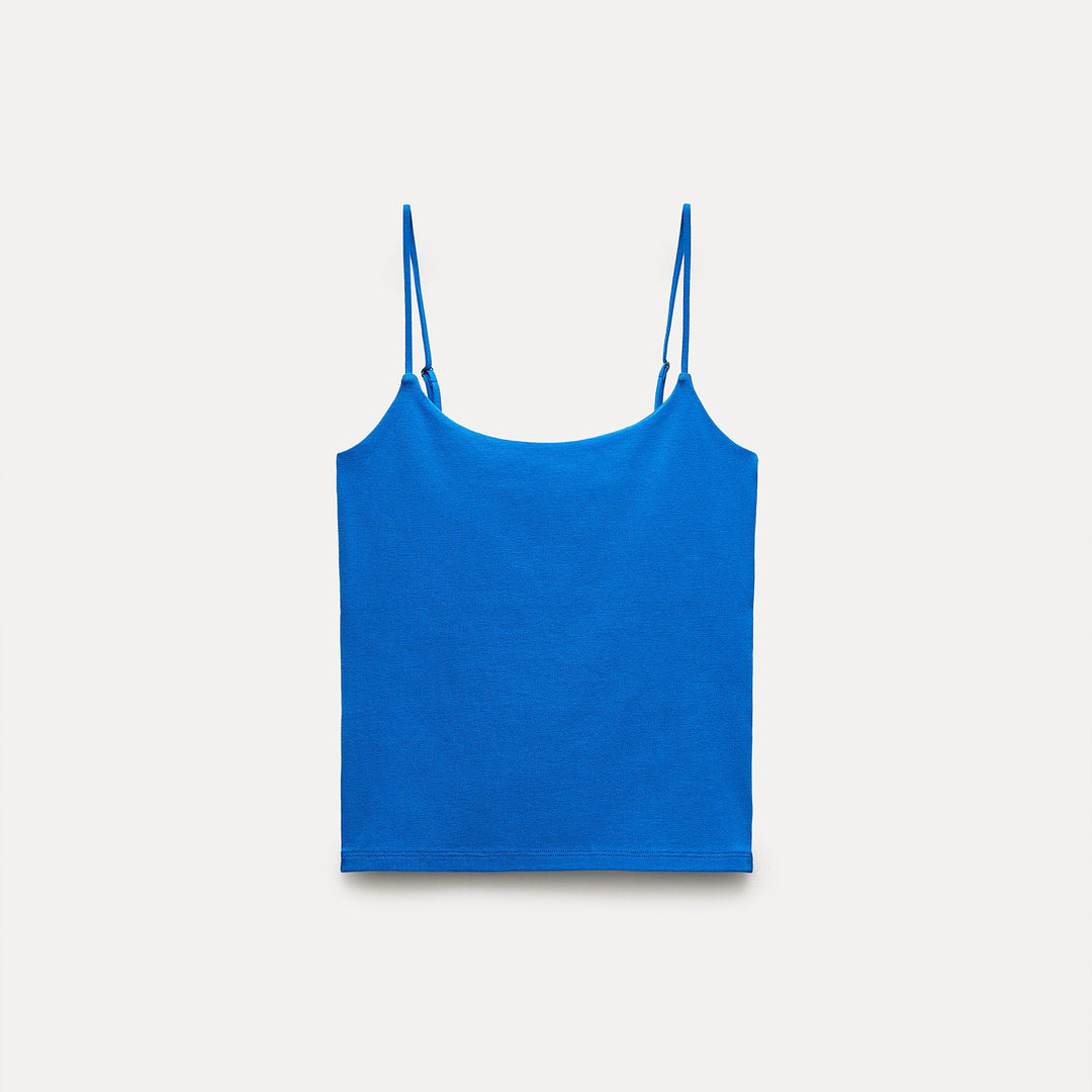 Moudda ZARA - T-shirt bretelles ajustables, coton bio - Tunisie 1
