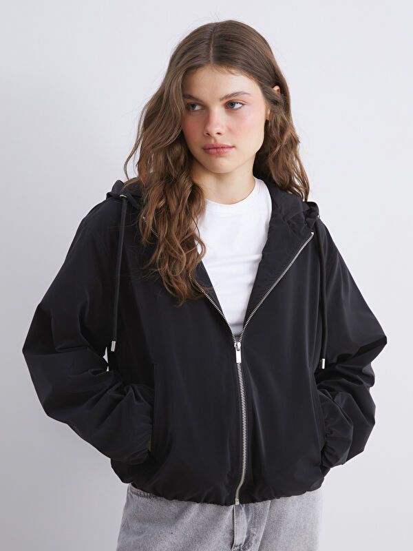 Moudda LC Waikiki - Manteau PU léger Femme Noir - Tunisie 1