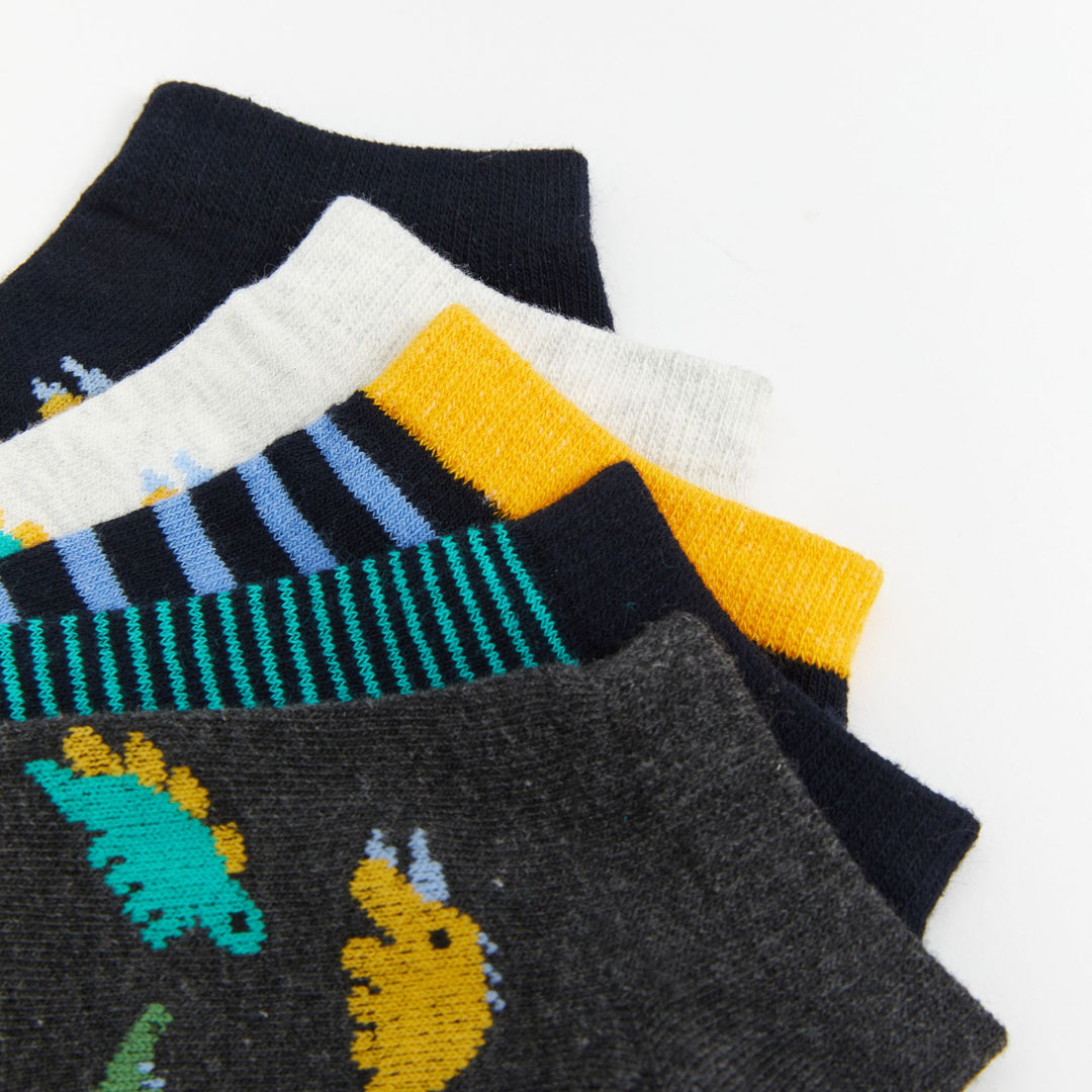 Moudda LC Waikiki - Chaussettes pour sneakers Garçon Fil mélangé teint - Tunisie 3