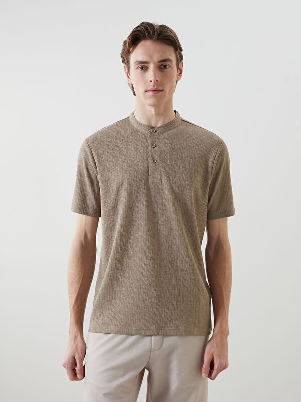 Moudda LC Waikiki - T-shirt manches courtes en jersey pour Homme - Tunisie 1