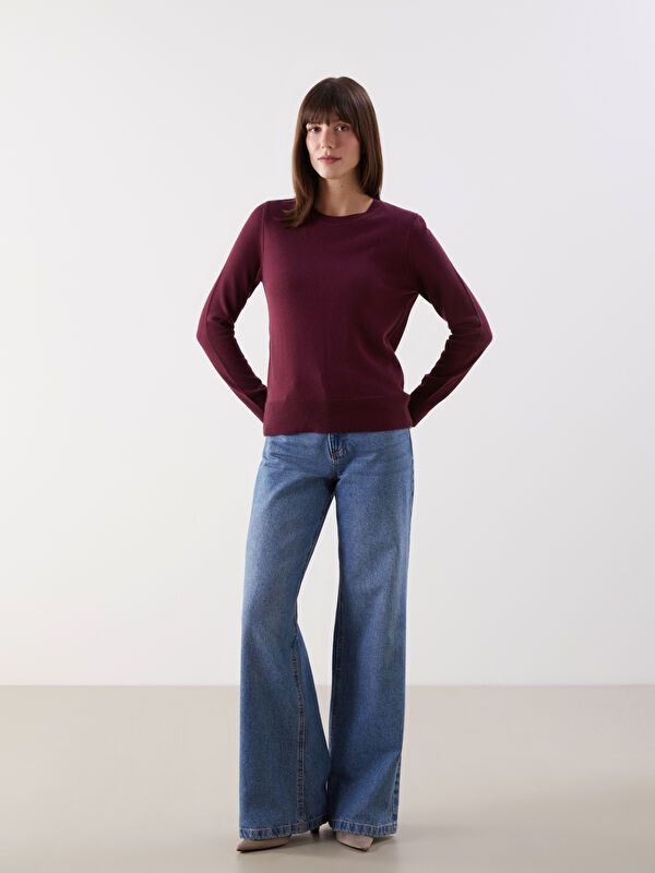 Moudda LC Waikiki - Pull tricot maternité Femme Bordeaux - Tunisie 2