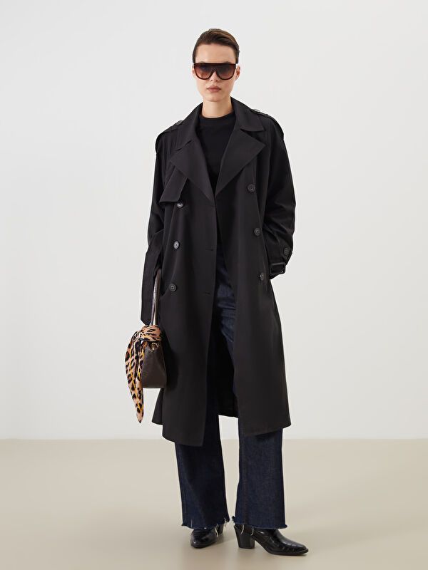 Moudda LC Waikiki - Trench Femme Noir - Tunisie 2