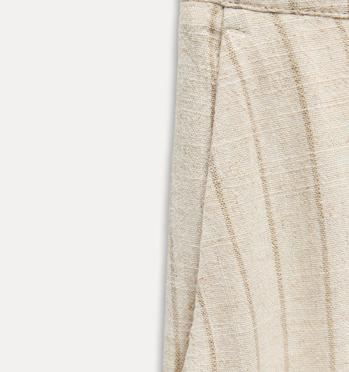 Moudda ZARA - Combinaison longue lin/viscose col licou rayée - Tunisie 4