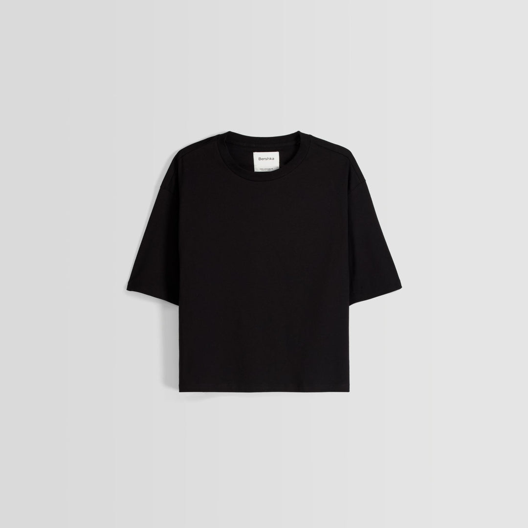 Moudda BERSHKA - T-shirt manches courtes ample court - Tunisie 2