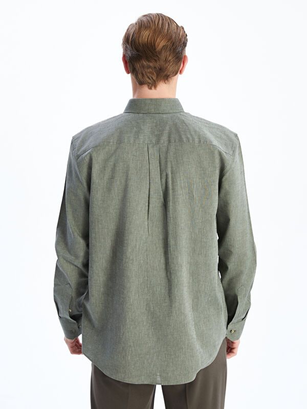 Moudda LC Waikiki - Chemise tissée à manches longues pour Hommes - Tunisie 4