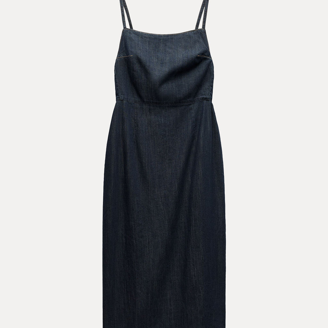 Moudda ZARA - Robe mi-longue fines bretelles brut - Oscar - Tunisie 1