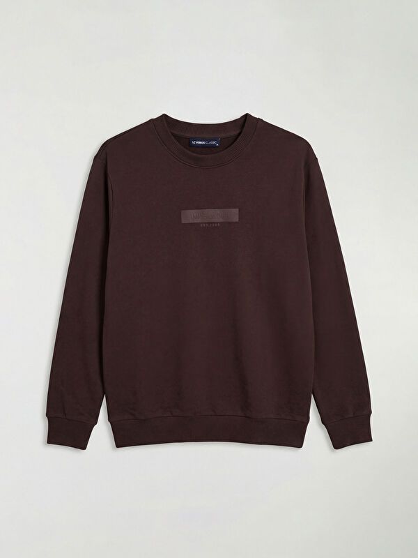 Moudda LC Waikiki - Sweatshirt imprimé basique pour Homme - Tunisie 7