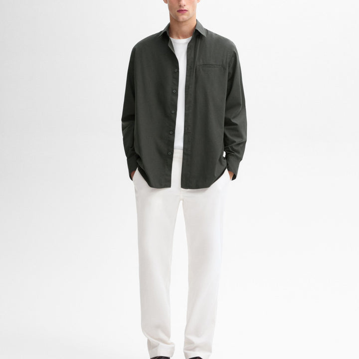 Moudda Massimo Dutti - Pantalon détail coutures coupe slim - Tunisie 8