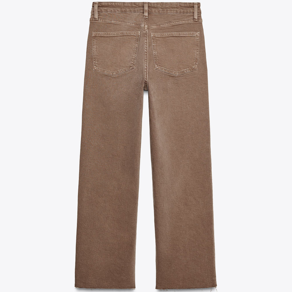 Moudda ZARA - Pantalon Flare Cropped - 5 Poches & Taille Haute - Tunisie 2