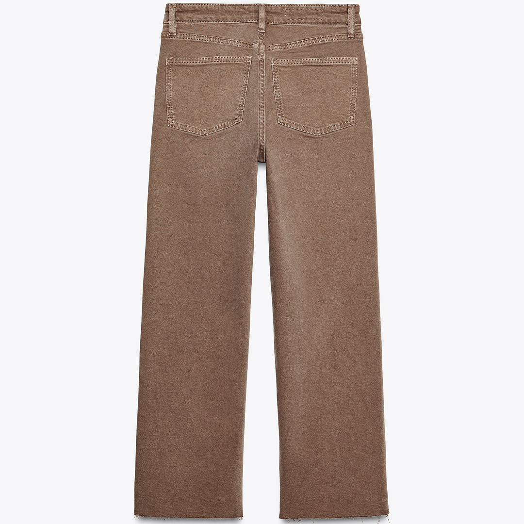 Moudda ZARA - Pantalon Flare Cropped - 5 Poches & Taille Haute - Tunisie 2