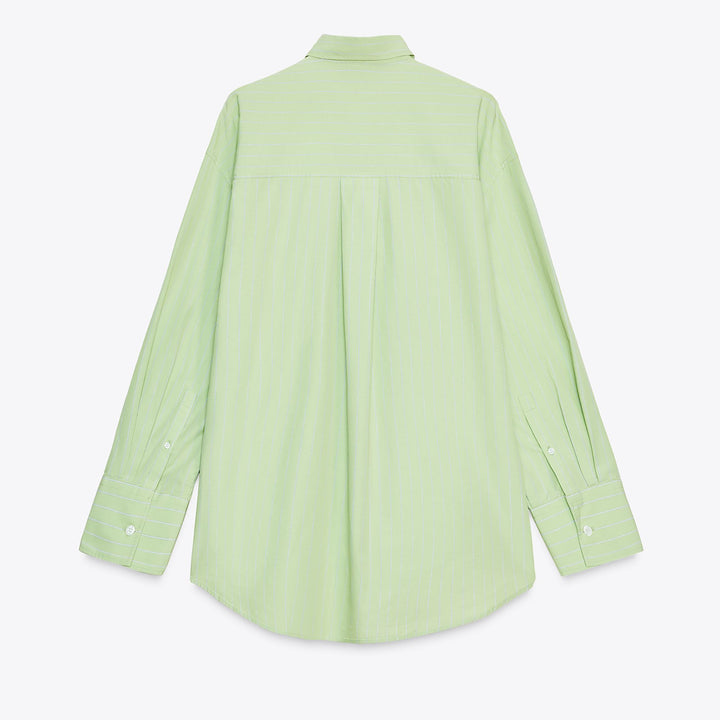 Moudda ZARA - Chemise Oversize Popeline - Rayures & Poche - Tunisie 2