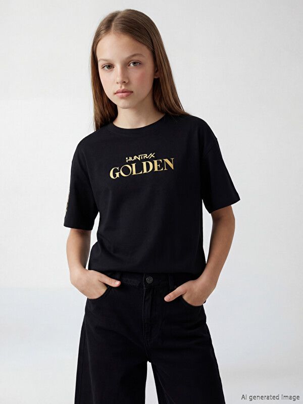 Moudda LC Waikiki - Body manches courtes en jersey - Sous licence pour Fille couleur Noir - Tunisie 2