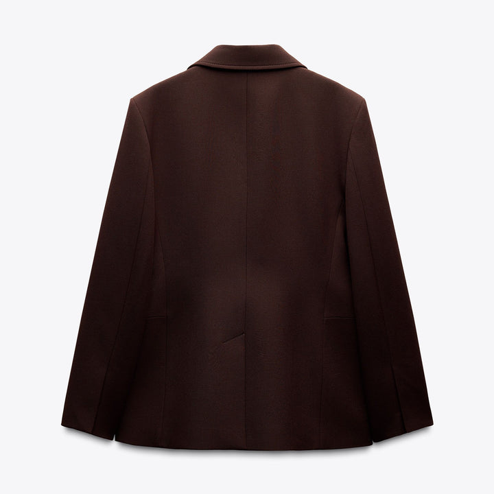 Moudda ZARA - Blazer Peplum - Marron - Tunisie 2