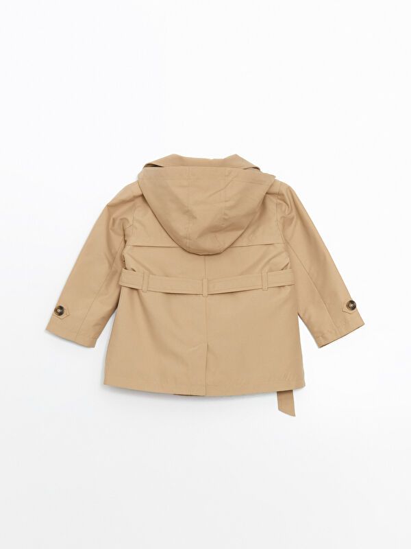 Moudda LC Waikiki - Manteau synthétique léger Fille Beige foncé - Tunisie 4