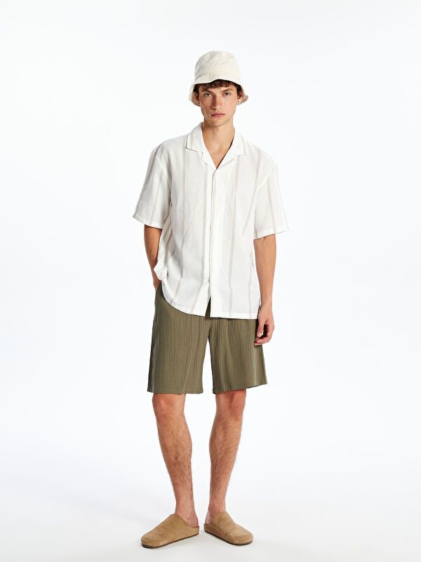 Moudda LC Waikiki - Chemise manches courtes en tissu pour Homme - Tunisie 2