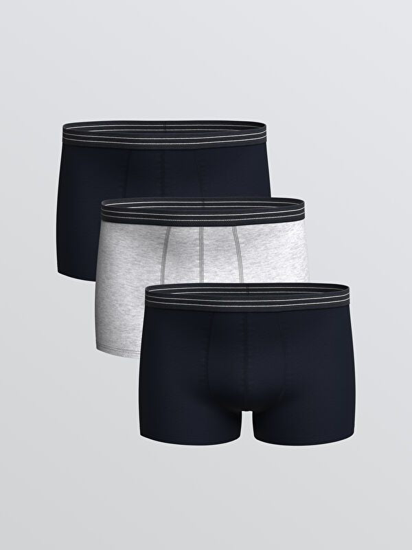 Moudda LC Waikiki - Boxer basique Homme Bleu marine - Tunisie 1