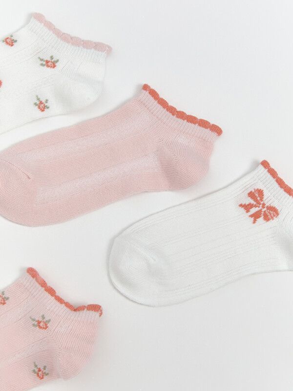 Moudda LC Waikiki - Chaussettes liner trainer (sport) pour Fille couleur Rose clair - Tunisie 2