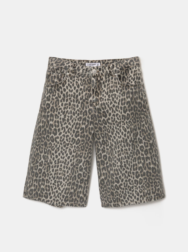Moudda PULL & BEAR - Bermuda Oversized Léopard - Tunisie 2