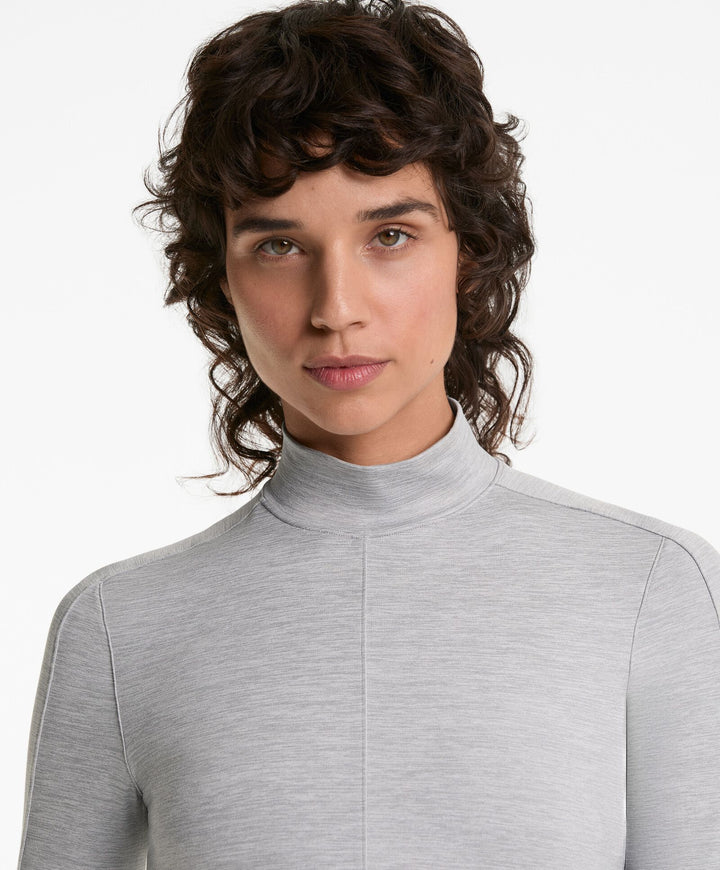 Moudda Oysho - T-Shirt Manches Longues Comfortlux Vigoré - Gris Clair - Tunisie 5