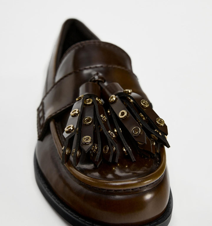 Moudda ZARA - Mocassin pompons œillets - Tunisie 4