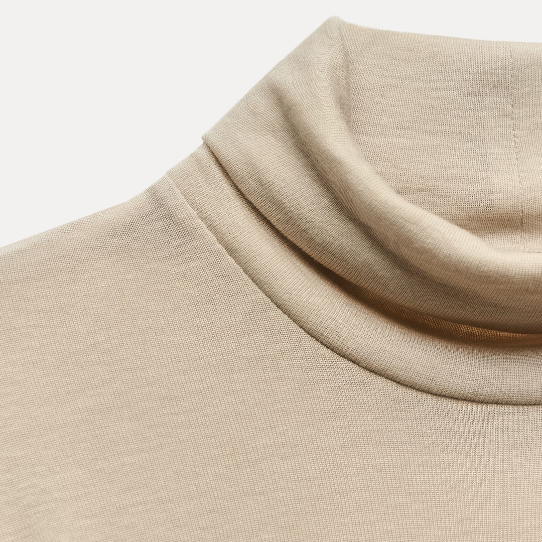 Moudda ZARA - Top Col Cygne en Laine Mercerisée - Tunisie 3