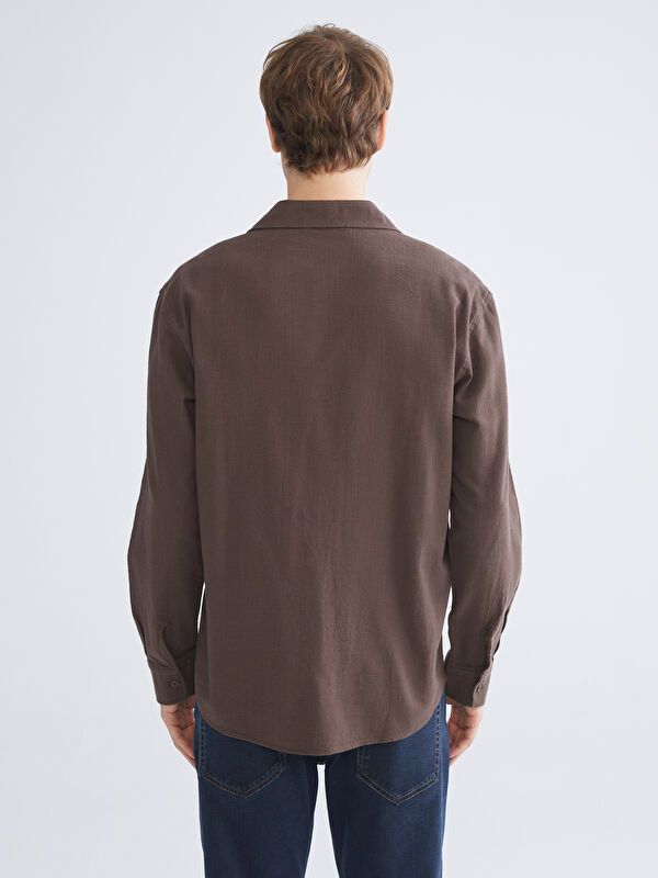 Moudda LC Waikiki - Chemise tissée à manches longues pour Hommes - Tunisie 4