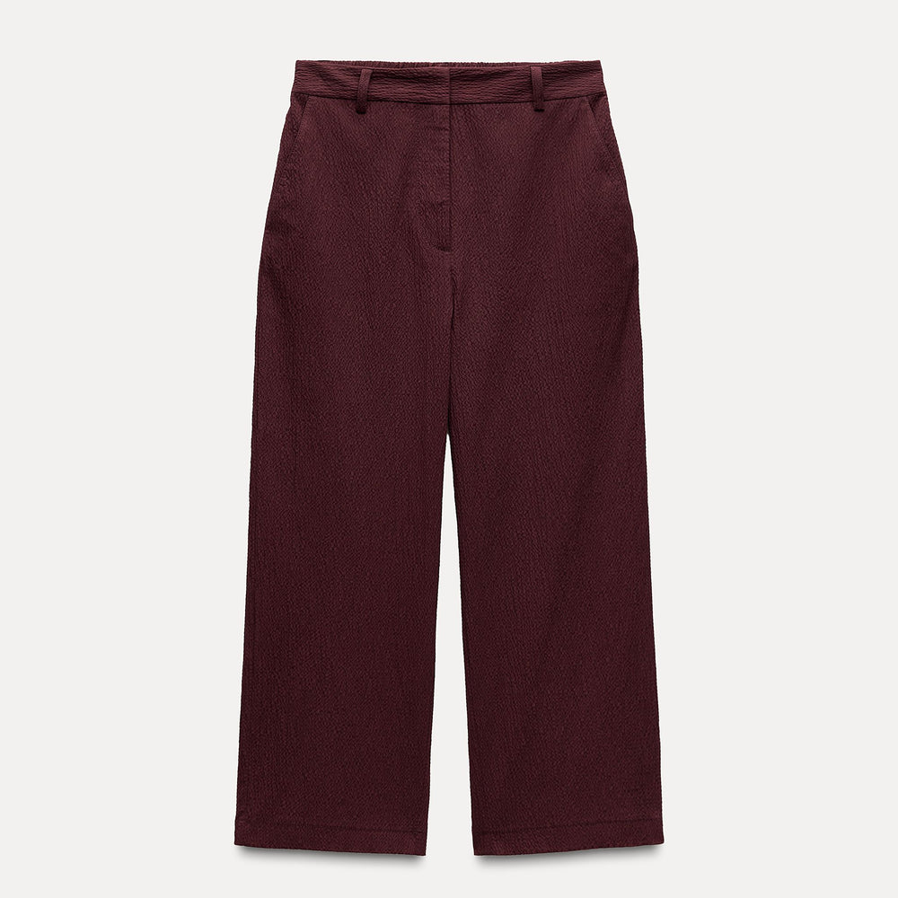 Moudda ZARA - Set pantalon droit seersucker - Tunisie 2