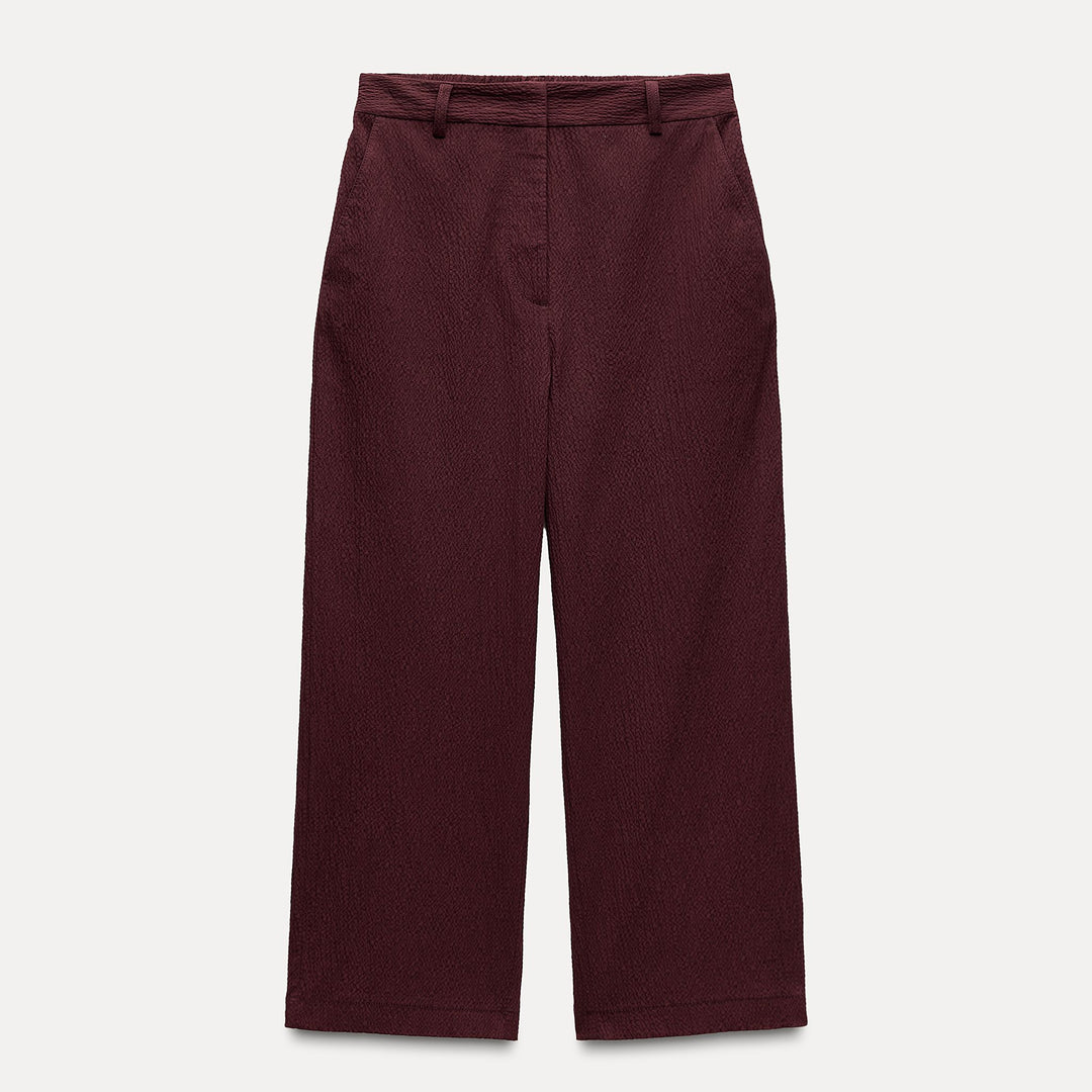 Moudda ZARA - Set pantalon droit seersucker - Tunisie 2