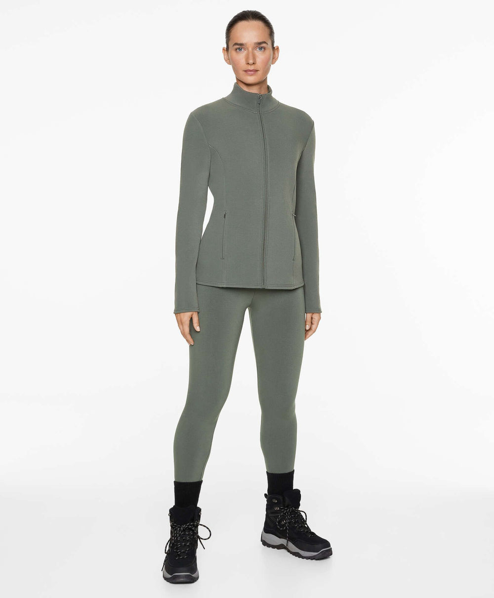 Moudda Oysho - Veste Manches Longues Running Super Extra Chaud - Basic - Tunisie 2