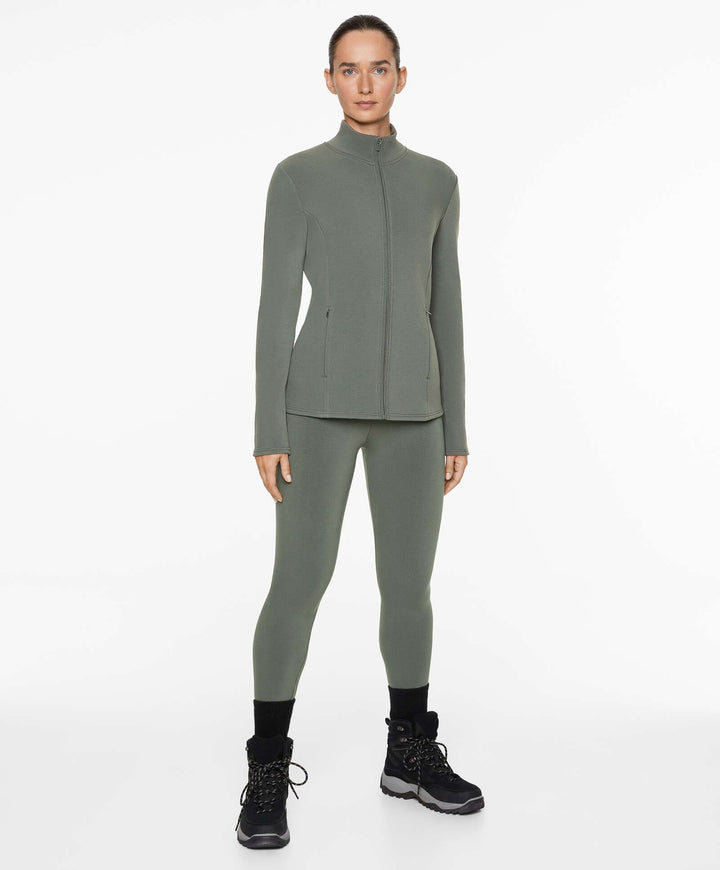 Moudda Oysho - Veste Manches Longues Running Super Extra Chaud - Basic - Tunisie 2