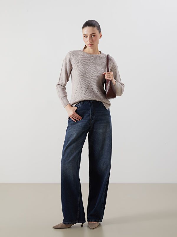 Moudda LC Waikiki - Pull-over épais en tricot cv pour Femmes - Tunisie 2