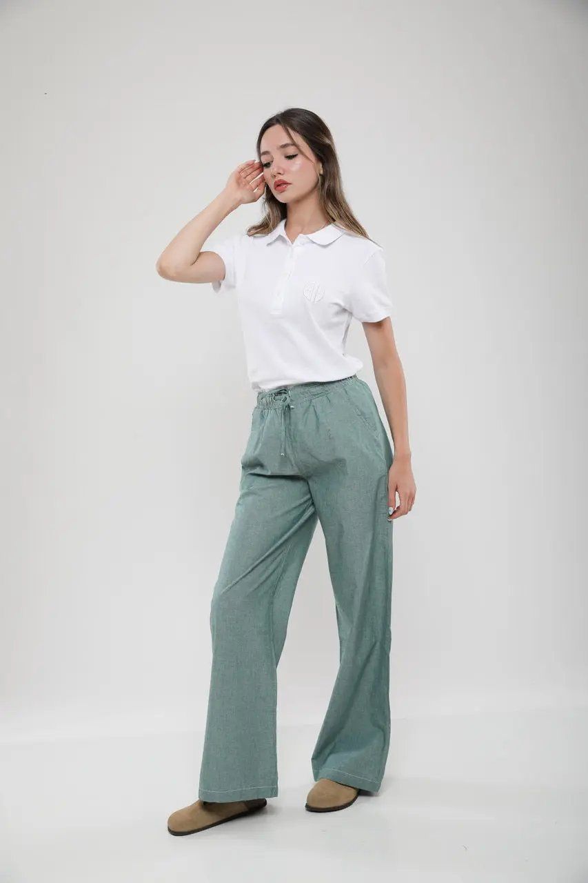 Moudda Billiorich - Pantalon Large Femme en Lin Mélangé - Tunisie 4