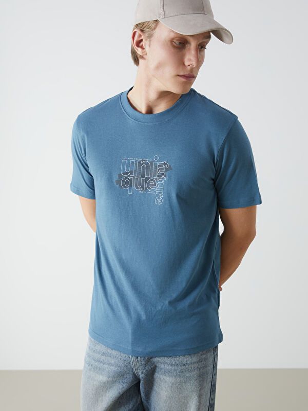 Moudda LC Waikiki - T-shirt imprimé manches courtes en jersey pour Homme - Tunisie 1