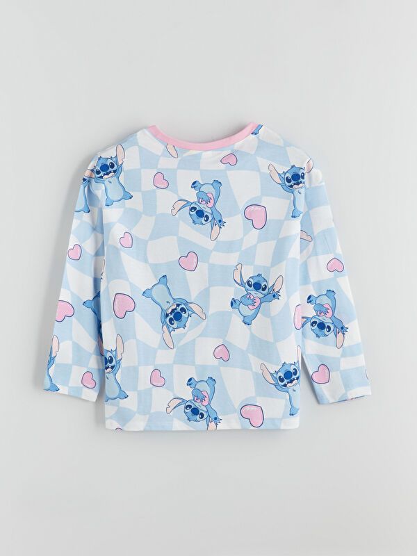 Moudda LC Waikiki - Pyjama en jersey manches longues moyen Fille Imprimé blanc - Tunisie 4