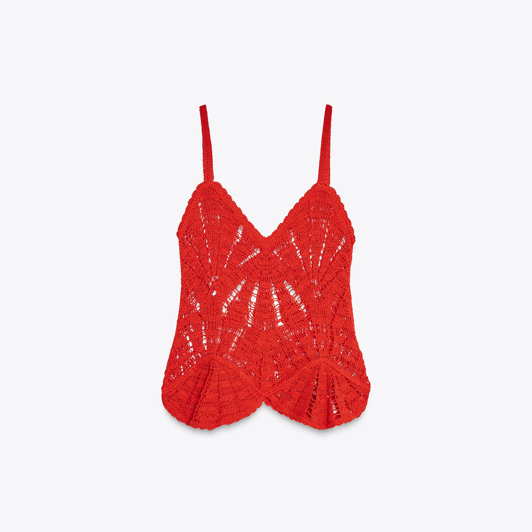 Moudda ZARA - Top Peplum - Crochet - Tunisie 2