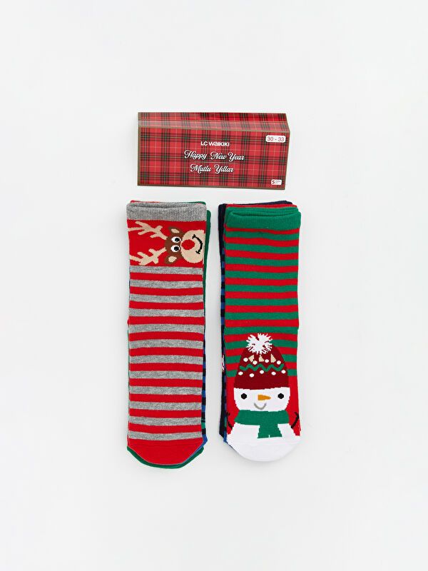 Moudda LC Waikiki - Chaussettes cheville couleur Mélange teint fil pour garçons - Tunisie 1