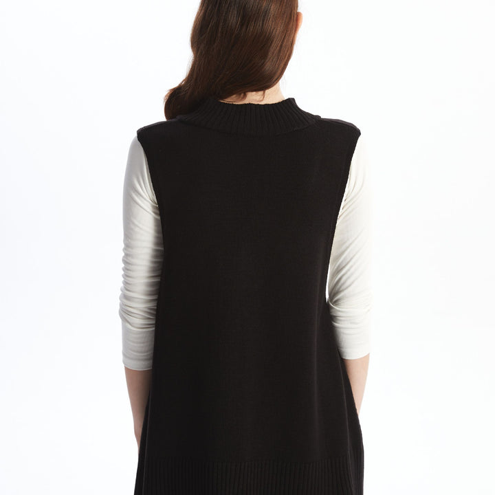 Moudda LC Waikiki - Pull tricot sans manches Femme Noir - Tunisie 4