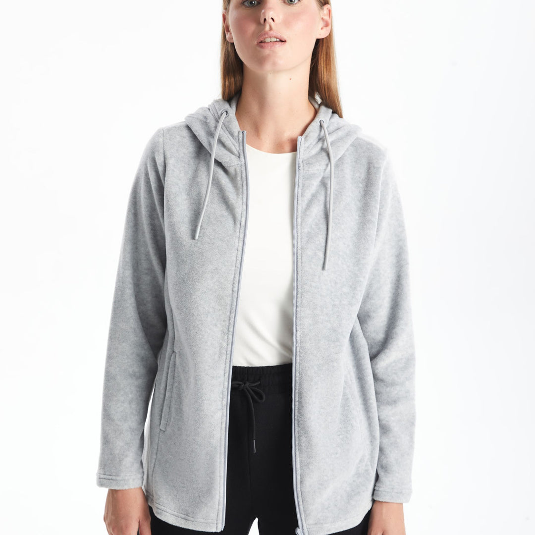 Moudda LC Waikiki - Cardigan jersey Femme Mélange de gris - Tunisie 4