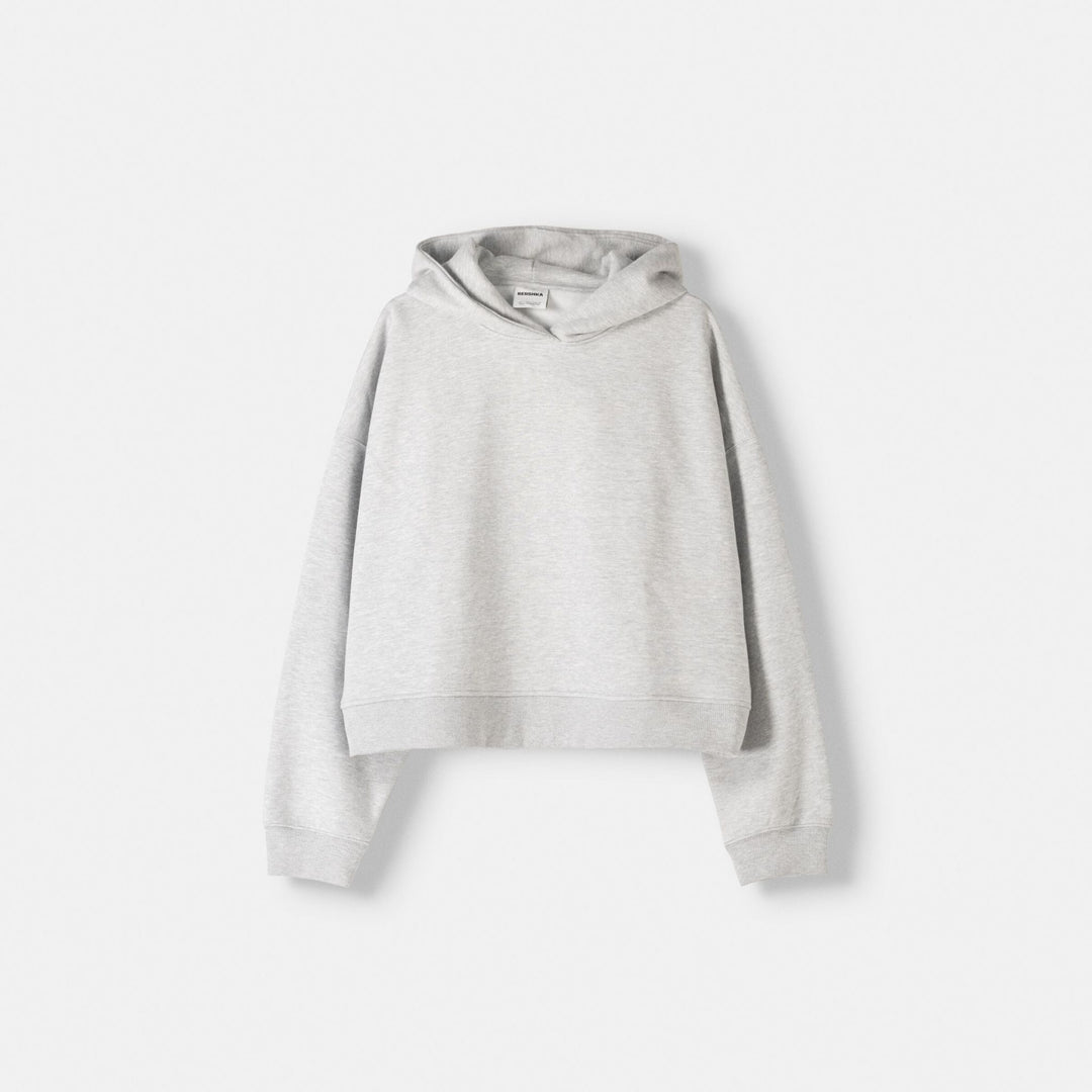 Moudda BERSHKA - Pull Sweat - Capuche (Gris Vigo) - Tunisie 1