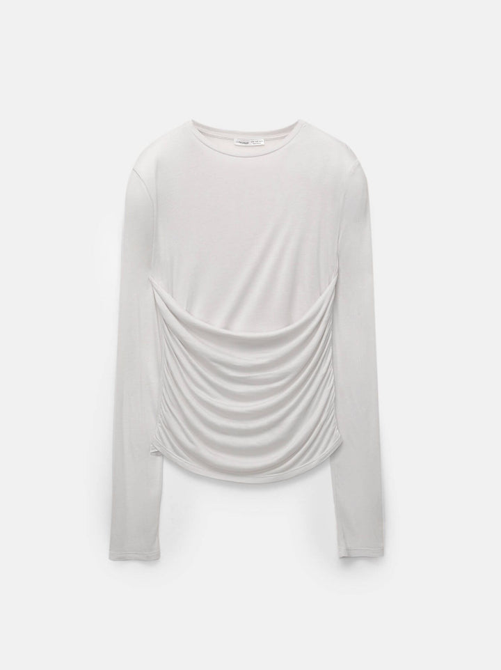 Moudda PULL & BEAR - T-Shirt Manches Longues - Bandeau Drapé - Tunisie 3