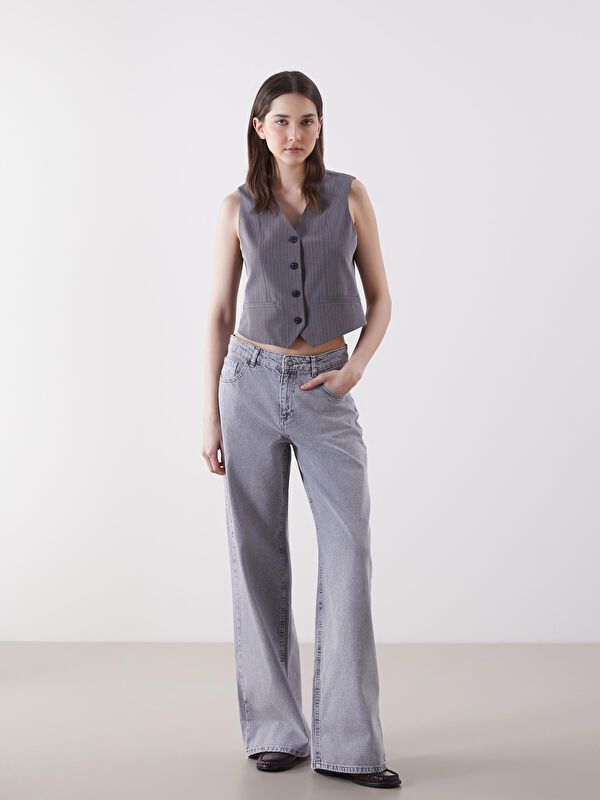 Moudda LC Waikiki - Débardeur tissé Femme Bande d'anthracite - Tunisie 2