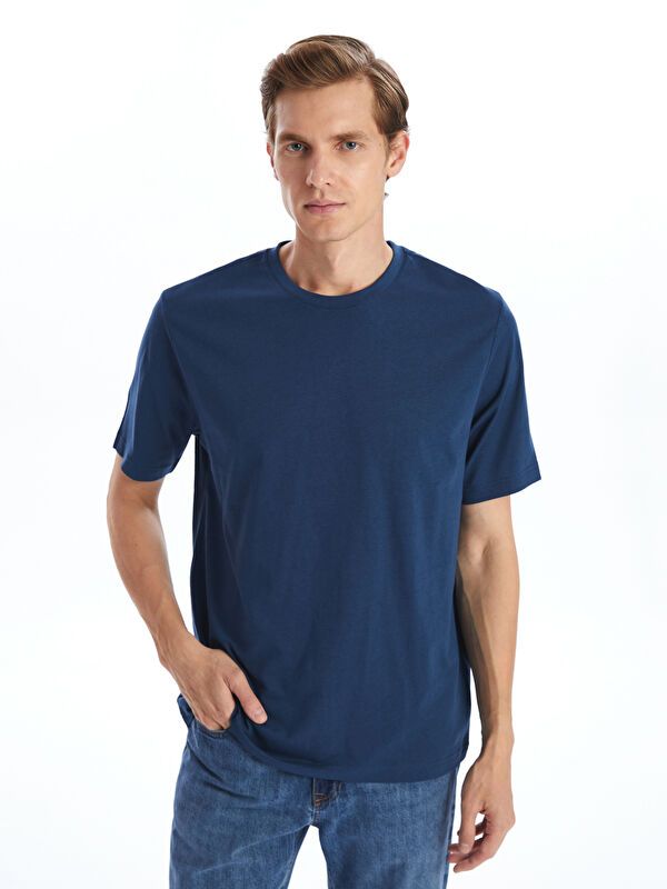 Moudda LC Waikiki - T-shirt basique col rond manches courtes en jersey pour Homme - Tunisie 1